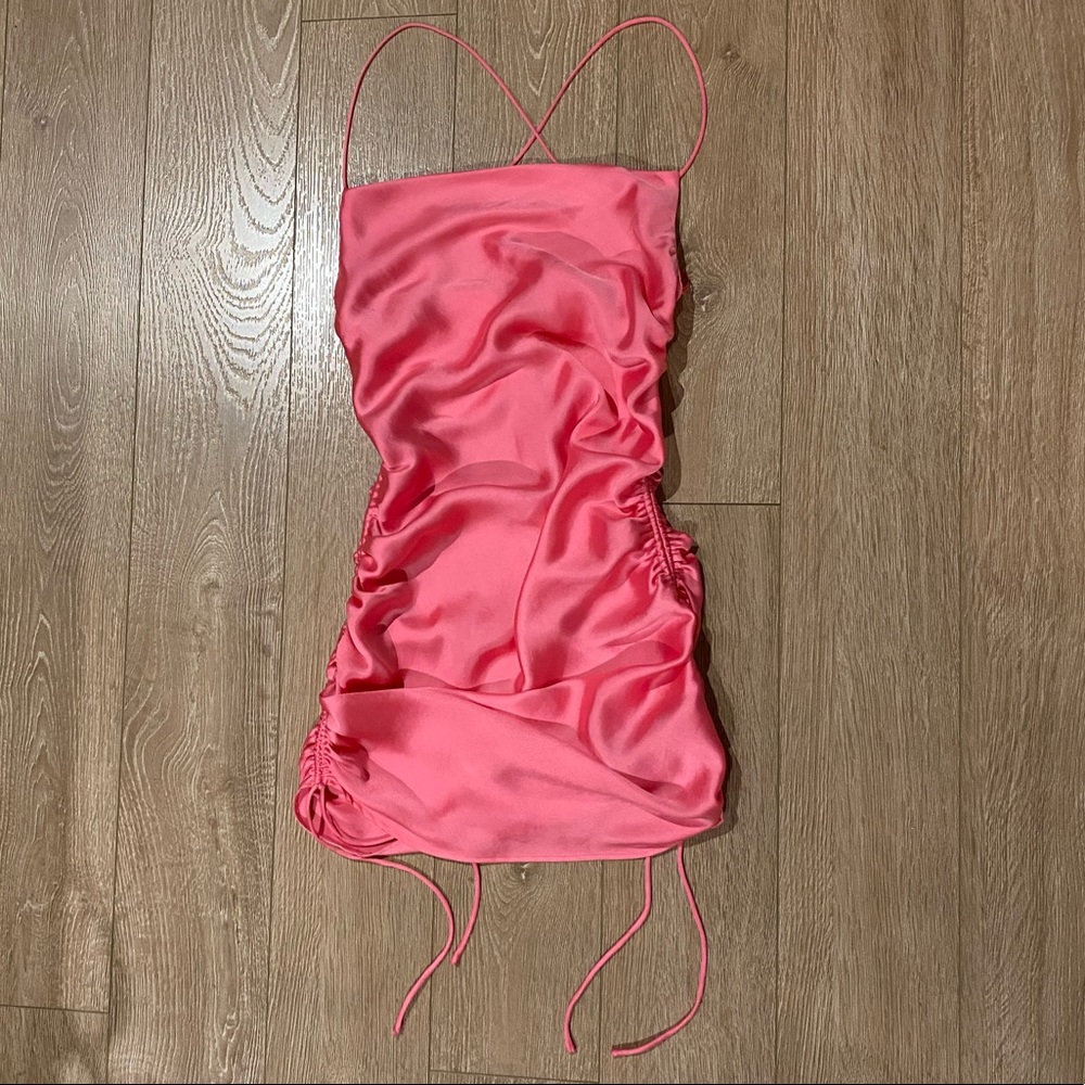 💕Pink Ruched Mini Dress💕